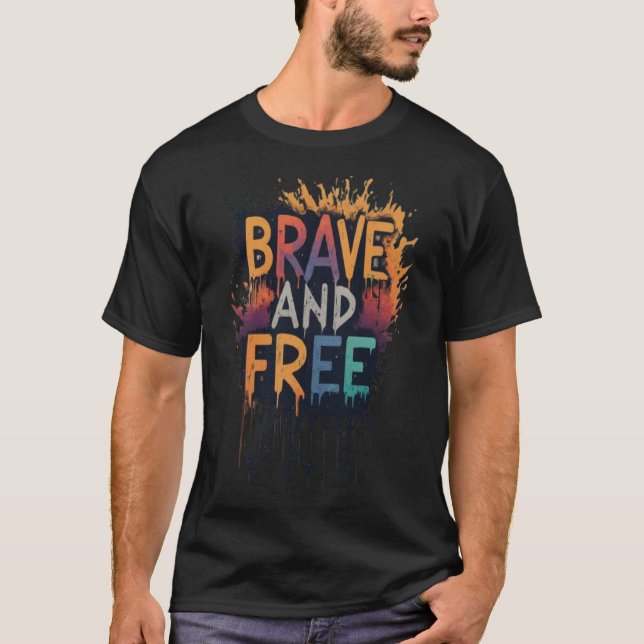 Camiseta Brave e Livre (Frente)