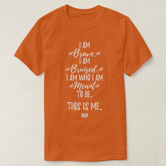 CAMISETA BRAVE, ESTE É O MEU ORGULHOSO DESEMPENHADOR DE TEA (Frente do Design)