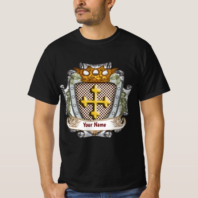 Camiseta Brave Family Crest Surname (Frente)