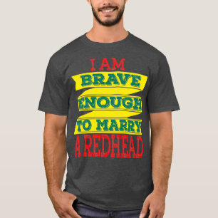 Camiseta Brave o suficiente de Letx27s reflexo em uma camis