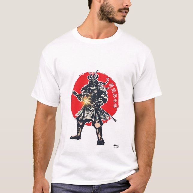 Camiseta Brave Samurai White (Frente)
