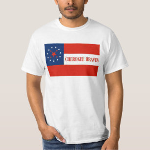 Camiseta Braves Cherokee embandeira, os Estados Unidos