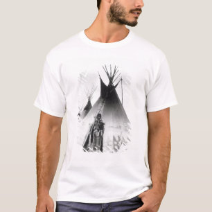 Camiseta Bravo Blackfoot, perto de Calgary, Alberta, 1889