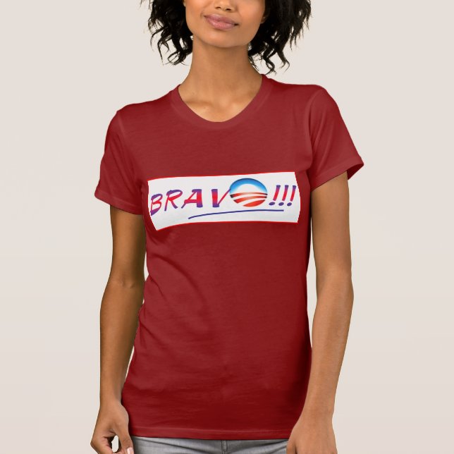 Camiseta Bravo, Obama (Frente)