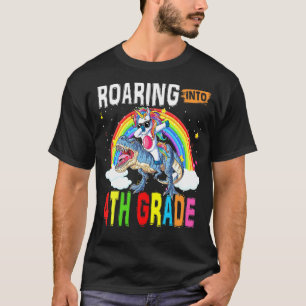 Camiseta Bravo para a Quarta Série Unicórnio Dabbing Montan