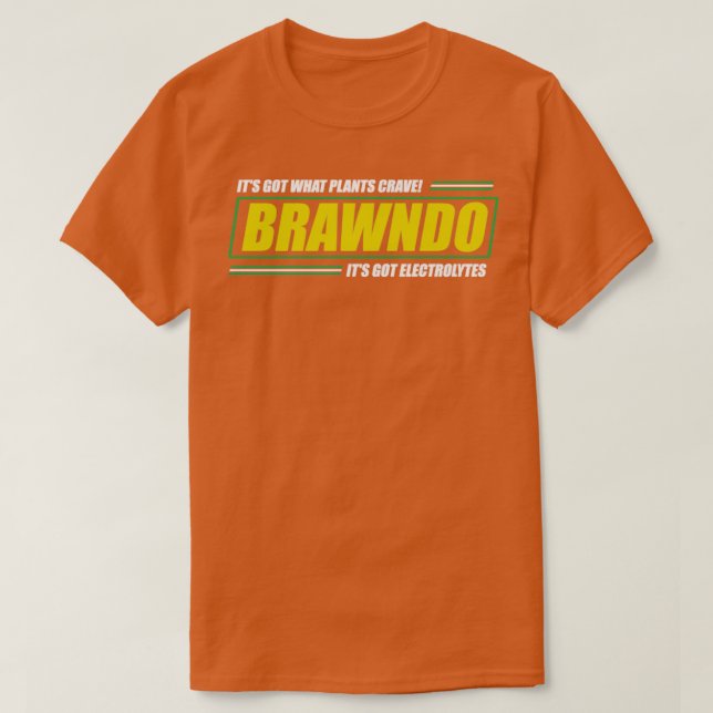 Camiseta Brawndo da Idiocracia (Frente do Design)