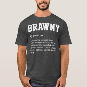 Camiseta Brawny Funny Dictionary Gym Significa