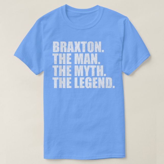 Camiseta Braxton Nome Braxton Nome próprio Braxton (Frente do Design)