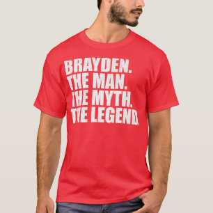 Camiseta Brayden Brayden Nome Brayden Nome próprio Brayden
