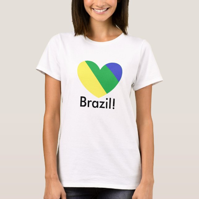 Camiseta brazil, Brasil! (Frente)