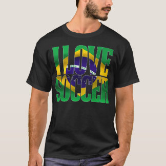 Camiseta Brazil Soccer Design Brazil soccer fan