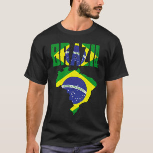 Brazil Flag Green Brazilian Brasil Men Women Kid Camiseta Premium T-Shirt