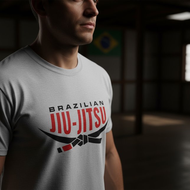 Camiseta Brazilian Jiu-Jitsu BJJ Black Belt (Criador carregado)