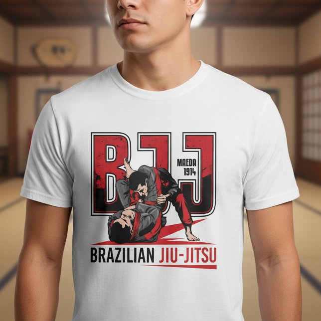 Camiseta Brazilian Jiu-Jitsu Martial Arts (Criador carregado)