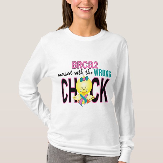 Camiseta BRCA2 sujado com pintinho errado (Frente)