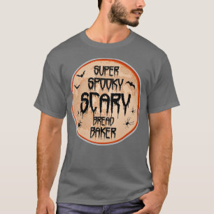 Camiseta Bread Baker Halloween Assustador Bata Humor Humor