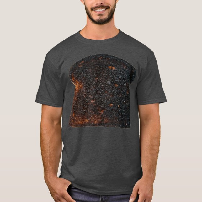 Camiseta Bread Toast Burnt Halloween Easy Costume Idea (Frente)