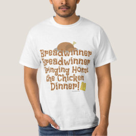 Camiseta Breadwinner Chicken Janta Cartoon Funny Design