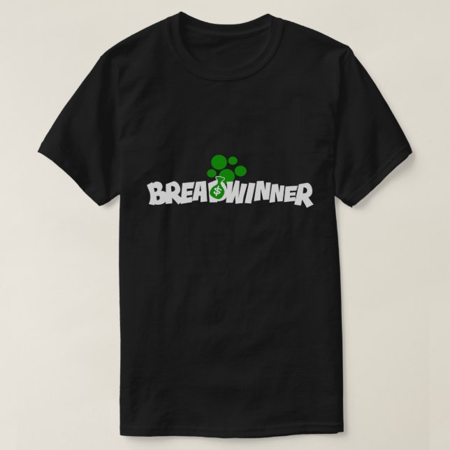 Camiseta BreadWinner recebendo dinheiro (Frente do Design)