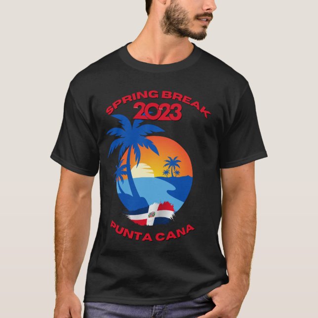Camiseta Break 2023 Punta Cana DR T Shirt (Frente)