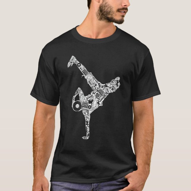 Camiseta Break Dance Dance Fast Movement Dance 1 (Frente)