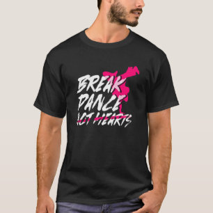 Camiseta Break Dance Não Corações Quebrando Garoto Breakda