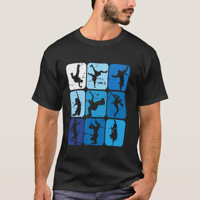 Camiseta Break dance poss Hip Hop Retro Vintage Tee (Frente)