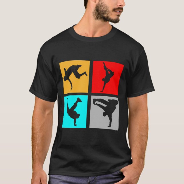 Camiseta Break Dancing Gift Idea Break Dancing Stunt (Frente)