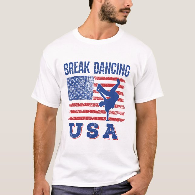 Camiseta Break Dancing USA (Frente)