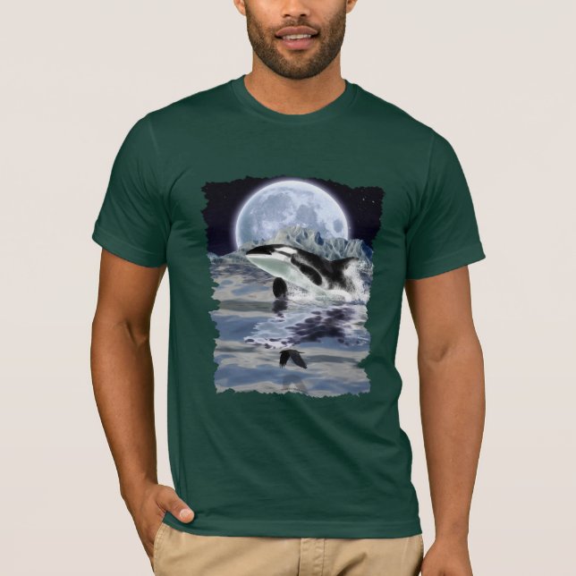 Camiseta Break Orca com Raven & Moon (Frente)
