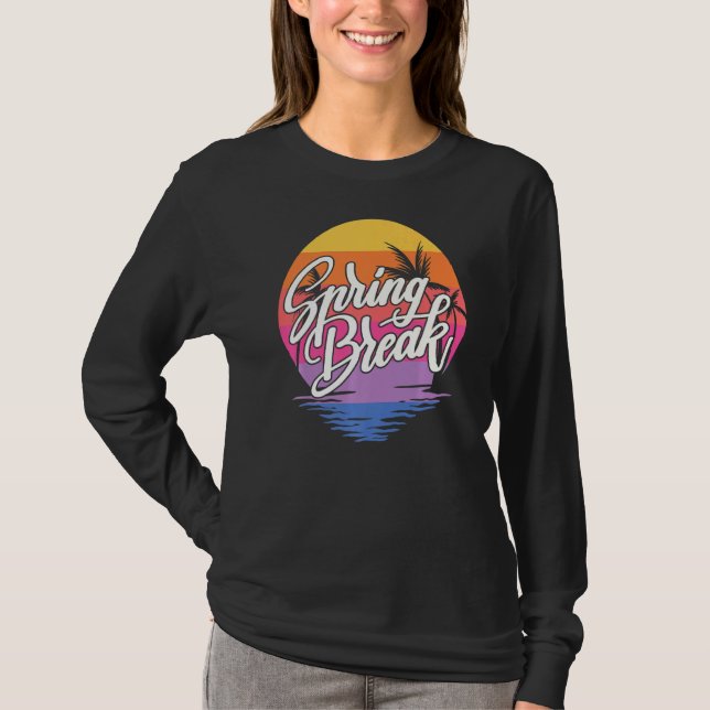 Camiseta Break Squad 2022 Retro Spring Break 2022 (Frente)