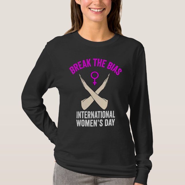 Camiseta Break The Bias International Womens Day 2022 Iwd 2 (Frente)