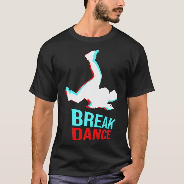 Camiseta Breakdance Hip Hop Rap Rapper Music Graffiti (Frente)