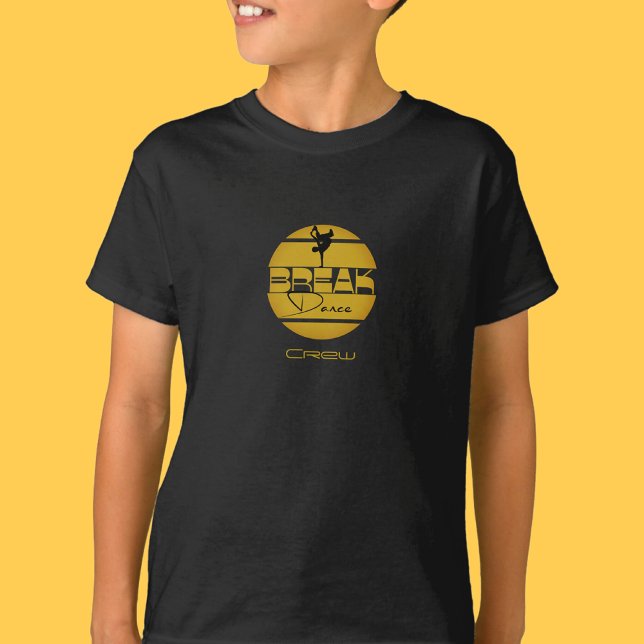 Camiseta Breakdance preto amarelo  (Criador carregado)