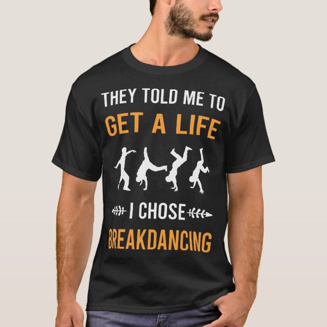 Camiseta Breakdancing Breakdance Breakdancer Dança de Break (Frente)