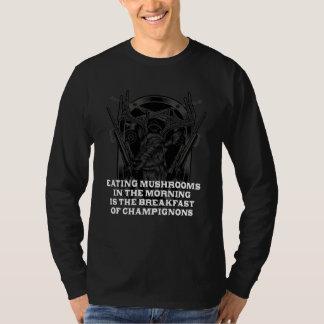 Camiseta Breakfast of Champignons Mushroom Hunting Cottagec