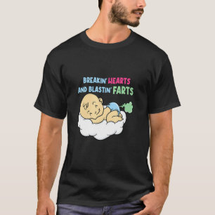 Camiseta Breakin Hearts Blastin Farts Baby Papa Childborn