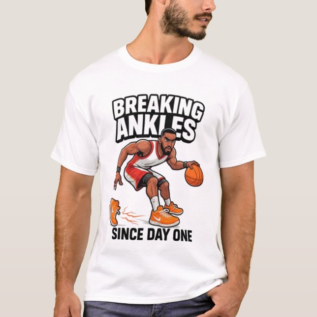Camiseta Breaking Ankles Basketball Streetwear gym gift (Frente)