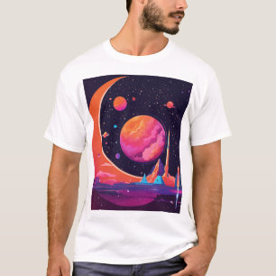 Camiseta Breaking Free: Desenho de T-Shirt com Gravidade de
