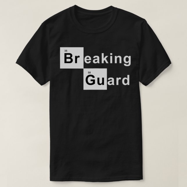 Camiseta Breaking Guard Jiu Jitsu Brasileiro Guard (Frente do Design)
