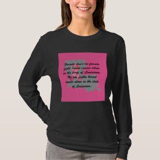 Camiseta Breast Cancer Awareness in Louisiana T-shirt