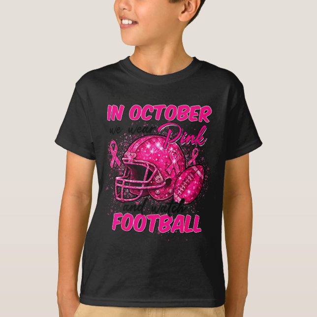 Camiseta Breast Cancer Shirts Women In October We Wear Nk F (Frente)