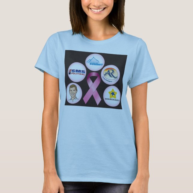 Camiseta BreastCancerWalk_front_black (Frente)