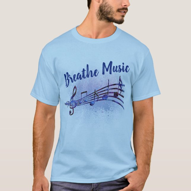 Camiseta Breathe Music (Frente)