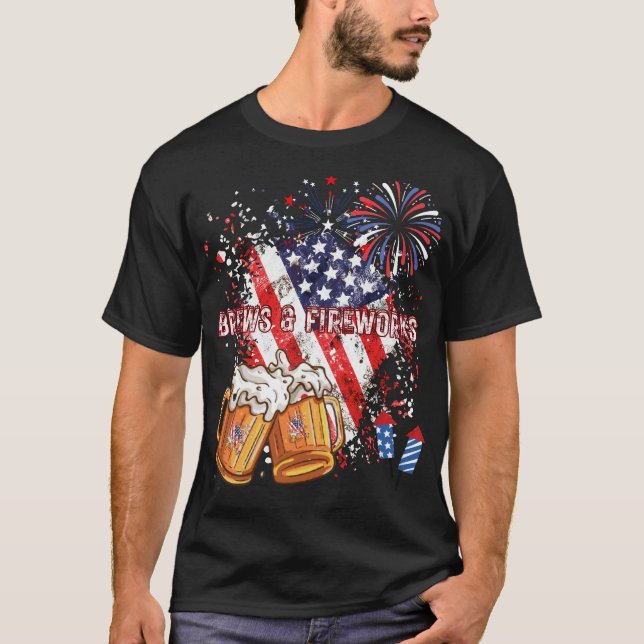 Camiseta Brechas e fogos de artifício (Frente)