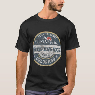 Camiseta Breckenridge Colorado Faixa Tenmile Montanha Rocho