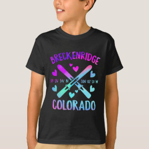 Camiseta Breckenridge Colorado Skiing Mountain Snowboard