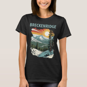 Camiseta Breckenridge Peak Forest Snow Travel
