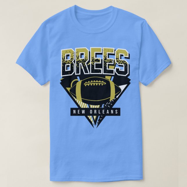 Camiseta Brees Throwback Nova Orleans Futebol TShirt (Frente do Design)