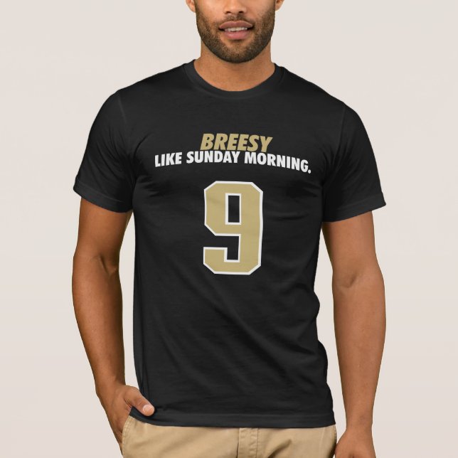 Camiseta Breesy gosta domingo de manhã. (Frente)